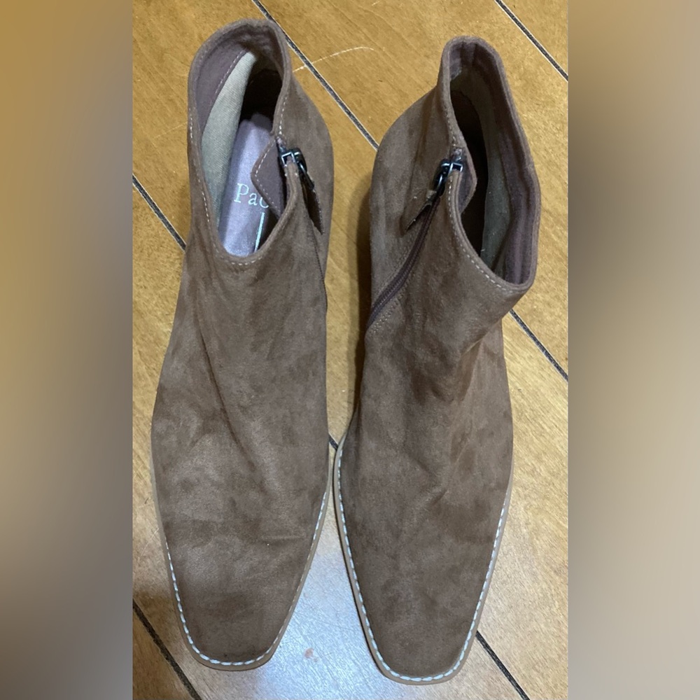 NWT Ladies Linea Paolo Nordstrom Size 9 Ankle Brown Boots - Picture 10 of 15